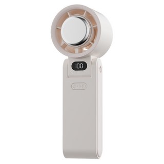 시미사 무선 휴대용선풍기 손선풍기 초경량 미니 선풍기 휴대용 쿨링팬 차량용 사무실 여행용 급속 냉각 에어컨, 흰색