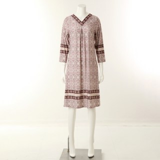 와코루 와코루WGN372W 간절기 폴리 스판 꽃보더 원피스 742049