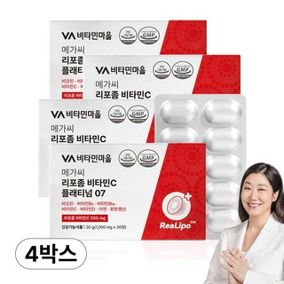 비타민마을 메가씨 리포좀 플래티넘 07 비타민C 30g, 4개, 30정