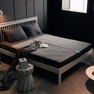 닥터스 2026년형 혁신 탄소사매트 싱글 퀸(분리난방) 초슬림 1mm DC전기온열찜질카본매트 장판 1인용 2인용 캠핑용 여행용 프리볼트 혼카, 닥터스매트_퀸(분리난방) 라이트그레이