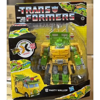 孩之寶 變形金剛 聯名 世代聯乘 忍者龜變形派對 玩具龜車 2024, 1個