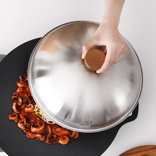 바겐슈타이거 스텐 스테이크 레스팅커버 돔 뚜껑 실버 24cm, (L) 바겐 레스팅커버 스텐 24cm