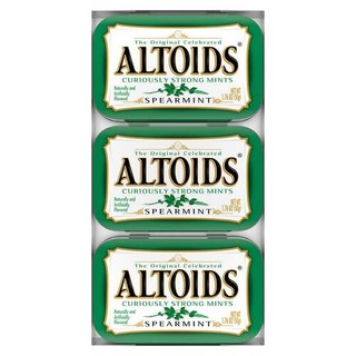 알토이즈 진한 스피아민트 캔디 50g 12개 Altoids Spearmint Mints 1.76 oz 12 Packs