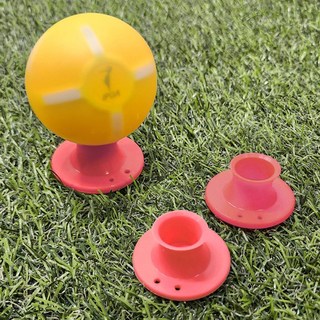 스컬독 파크골프티 파크골프 골프티 고무티, 핑크, 1개