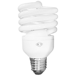 旭光 23W 螺旋 省電 燈泡 E27燈頭 120V 節能燈泡, 黃色的, 1個