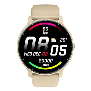 MIVSEN 運動手錶 ZL02Cpro LINE通話 藍牙手錶 心率計步 定位智慧手環, 黃色, 3cm, 藍牙