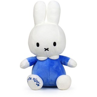 橘荷屋 荷蘭 Bon Ton Toys 米飛娃娃 my first miffy 我的第一隻米飛 - 寶寶安撫玩偶，安全無毒材質, 藍色, 1個, 約24cm