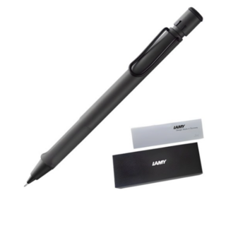 LAMY 사파리 샤프 챠콜 + 하드케이스 + 리플렛, 0.5mm, 20개
