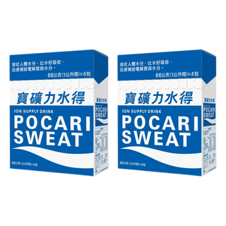 寶礦力水得 Pocari Sweat 粉末 電解質補充 264公克/盒 (66公克 X 4包), 264g, 2套