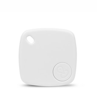 防丟器 全球定位器 GPS追蹤器 支援蘋果 Find my app, 1個, 白色