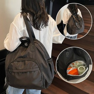 아임셀러 대용량 보온보냉 기저귀가방 백팩 숄더백, 블랙