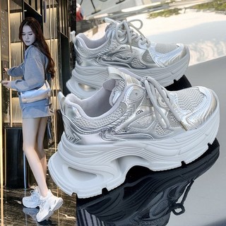 潮流厚底運動休閒鞋 懸空底設計 明星同款女鞋