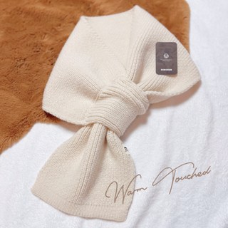 미미크루 니트 숏 목도리 머플러