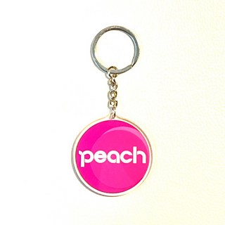 PEACH 壓克力鑰匙圈 5cm KR5-MM, 1個
