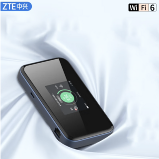 Wi-Fi6 휴대용 라우터 ZTE MU5001 모바일 핫스팟 Sub6G 네트워크 2.4 인치 컬러 터치 스크린, 1개