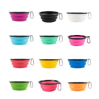 泡泡小窩 寵物摺疊碗 外出矽膠碗 狗碗 貓碗 寵物水碗 外出用品 攜帶方便, 1個, 可以私聊許願顏色