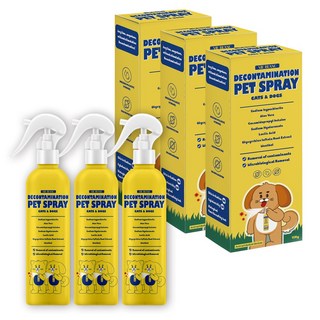 동물용 의료기기 펫 오염스프레이 120ml 3개입, 3개