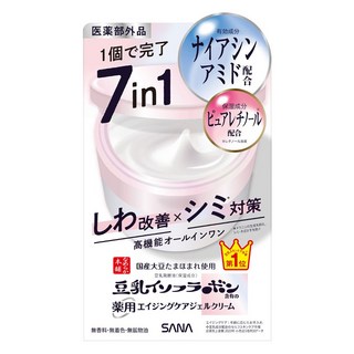 SANA 莎娜 豆乳美肌 7合1豆漿異黃酮護理凝膠霜, 1個, 100g