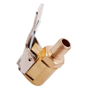 타이어 공기주입기 밸브 에어척 8mm, 1개, 황동