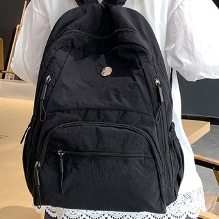 여성용 데일리 나일론 백팩 경량 생활방수 캐주얼 패션 학생 가방