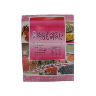 全壘打調味專家特級白胡椒粉(A)，精選優質胡椒粒，適用於各式料理，增添濃郁香氣，600公克大容量包裝, 600g, 1個