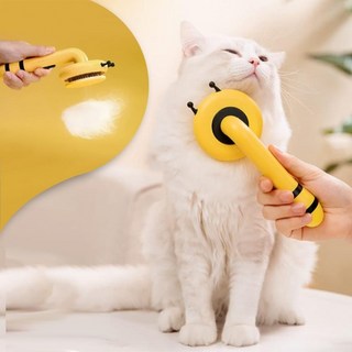 반려견 반려묘 털 정리 콤 단모 중모 관리 청소용 브러쉬 마사지 빗, 1개