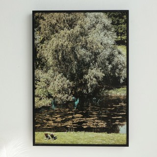 케이트가든 감성 인테리어 풍경사진 포스터 (액자포함), 공원+블랙프레임