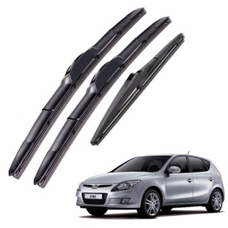 현대 i30 호환 전차종 순정형 메탈 5단 관절 와이퍼 블레이드 윈도우 브러쉬, i30FD(07~11)U자형만-3SD600+450mm, FR230(12인치)i30FD-07~11