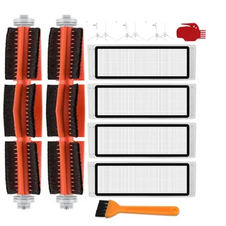 샤오미 로봇용 메인 사이드 브러시 진공 청소기 액세서리 헤파 더스트 박스 1S SDJQR01RR RoboeockT6/T7/S5, 07 Set 9