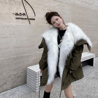 후드 코튼 리얼 폭스 퍼 집업 램스울 벨벳 캐주얼 루즈 하프 바람막이 코트 점퍼 자켓