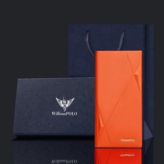 英皇保羅 男士錢包 真皮長夾，商務簡約軟牛皮卡包，多卡位超薄錢夾皮夾