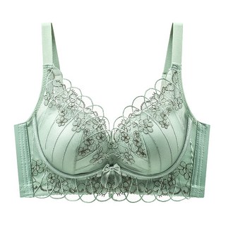 新款女士內衣女小胸聚攏顯大聚攏不空杯調整型蕾絲文胸套裝文胸罩