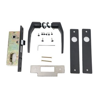 CASA 931 把手鎖，水平鎖，無鎖芯無旋鈕，紗門鎖，拉門把手鎖，簡約設計，安裝簡易, 1個