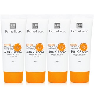 더마하우스 화이트닝 썬크림 /SPF50+PA+++ 미백 주름개선 3중기능성 썬크림, 50ml, 4개