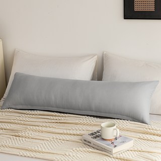 바디필로우 등쿠션 긴 베개 롱쿠션 대쿠션 일자형, 그레이