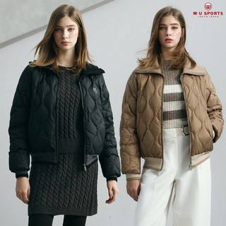 엠유스포츠 MU 25 여성 퀼팅 다운 자켓 1종 2570648, 블랙, 100