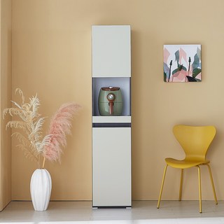 미자크 리버스 밥솥틈새수납장 1853 / 비스포크 주방수납장 부엌 수납장 속깊은 키큰 장 냉장고 옆 250 300 350 400, 일반형, 포그그레이+포그그레이