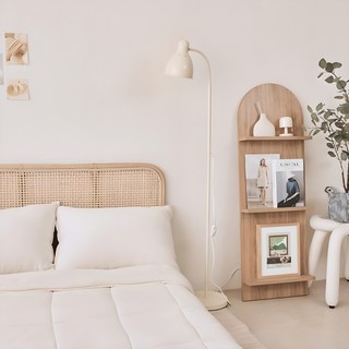 SPiANO Spring Floor立燈 SS-2000A, 乳霜