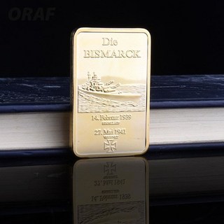 윙윙쇼핑 24K 골드바 금 바 코팅 Gold Plated 1온스 BAR 수집 트랜드 귀중품 취미 소장 기념 황금바 인테리어 장식 소품 선물, 군함 골드바