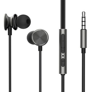 有線耳機 線控耳機, 黑色, JR-EW03