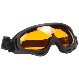 防風防沙運動護目鏡 (防飛沫/滑雪/摩托車適用), 橘色