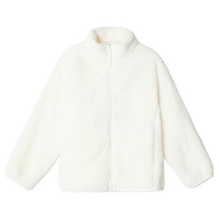 스파오키즈 아동용 초중생 베이직 퍼 플리스 후리스 집업