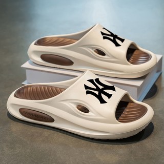 男女款室內外兩用拖鞋，踩屎感透氣速乾，厚底防滑防水，軟底涼感防臭, 44-45, 咖色