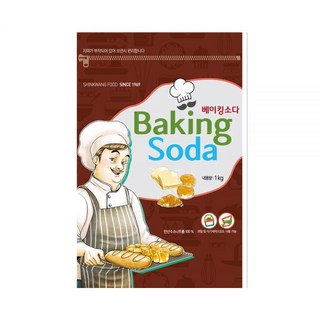 주코(신광) 베이킹소다 1kg 세척 식소다 탄산수소나트륨 베이킹파우더 대용량