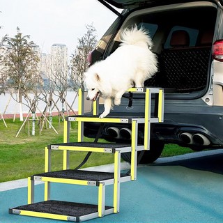 알루미늄사다리 가정용 작업 발판 스텝 계단 헤링본, 파란색 5단사다리, 1개