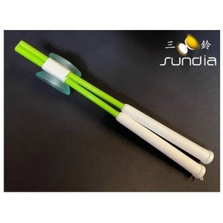 SUNDIA 三鈴 扯鈴 扯鈴線 扯鈴棍 塑膠棍 馬鞭棍 木棍 專業扯鈴套裝, 1個, 扯鈴棍 - 塑膠綠棍