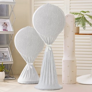 별의별샵 스판 선풍기 커버 먼지 차단 세탁 가능 맞춤핏, 모던 리프