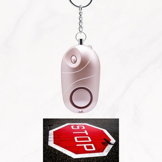 L-에센셜 열쇠고리형 휴대용 경보기 호신용 강력 사운드 경보음 위험상황 대처 퍼스널 알람, 1개