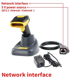 ScanHome 무선 바코드 스캐너 휴대용 리더 1D QR PDF417 DPM USB RS232TTL485 SH-4120, 16 Network 5V