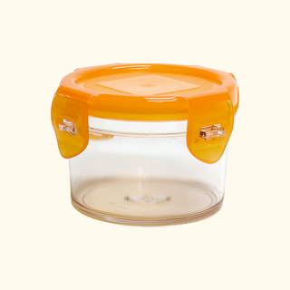 에코센스 프레시 오렌지락 BPA FREE 밀프렙 냉장고 정리 밀폐용기 원형 250ml 4개, 2세트, 2개